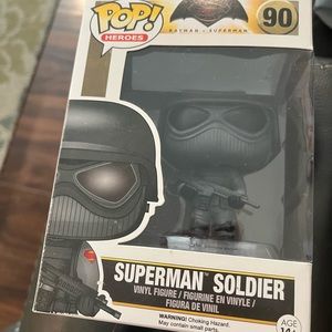 POP Heroes: BM vs. SM-Superman Soldier Funko POP Vinyl

Small wrinkle on top